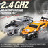 Liberty Imports RC Drift Car 1/16 2.4GHz 4WD Sport Racing Vehicle with LED Light, Batteries, Drift Tires (Red)