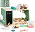 medoga 3-in-1 Counter 28 3 4 5 6 Wooden Ice Cream Toy, Ice Cream with Coffee Maker PCS Toddler Pretend Play Kitchen