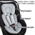 Infant Car Seat Insert Head and Body Support, GFU Reversible Newborn Insert for Carseat with Strap Pads, Soft Stroller