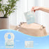 WOOWME 10 Packaged Pcs Disposable Bibs, Individually with Catcher and Leakproof Liner for Toddler Feeding, Baby Travel
