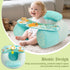 3-36 Upgraded Blublu Park Wider U-Shape Inflatable Sit Me Up Floor Seat for Baby Months, Travel Portable Baby Chair