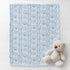 Cstdyfrv Summer 60x80in Pink Blue Coastal Baby Blankets for Boys Girls Cute Seashells Starfish Bows Striped Swaddle