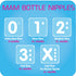 MAM 9 oz. 6 Pack 4 Pack Easy Start Matte Deco Bottle with Slow Flow Nipple Bundle for Newborn and Older Babies