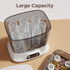 10 4 1 HEYAXA Baby Bottle Steri-lizer and Dryer, Bottles Large Capacity, in Electric Steamer and Dryer for All Bottles