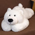 19.7" Weighted Stuffed Bear Toy, 3.3lbs Cute White Plush Pillow