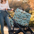 Hechitok Horse Flower Infant Car Seat Cover Nursing Breastfeeding Covers Baby Carrier Cover Car Seat Cover for Babies