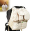 2-in-1 Stroller Organizer Baby Diaper Bag Backpack,Insulated Bottle Holder,Wipes and Phone Pocket,Shoulder