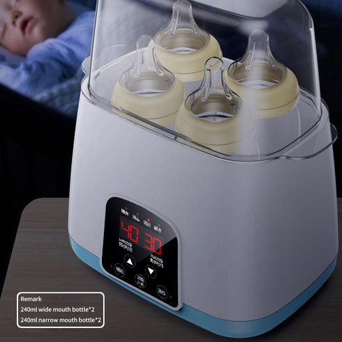 Depisuta 110V) Double Baby Bottle Warmer, Water Bath Warming Breastmilk Baby Milk Heater with Food Heater Defro, Temp