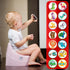 Tinoaly 30pcs 15 Potty Training Stickers, Patterns Animal Color Potty You Pee on Toilet Reveal Sticker, Reusable