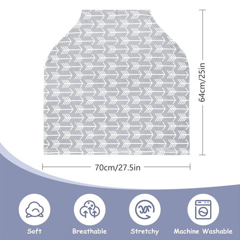 Yoofoss Nursing Cover Breastfeeding Scarf - Baby Car Seat Covers, Infant Stroller Cover, Carseat Canopy for Girls