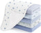 Susurration Muslin Burp Cloths, Soft Baby Burping Cloths for Unisex Boys and