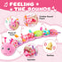 Baby Toys for 0-12 Months - Musical Stuffed Animals with Multi-Sensory Crinkle and Rattles for Newborns