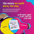 VENNS WITH BENEFITS 3+ Fun Board Game About Venn Diagrams for Players, Teens & Adults, Perfect for Friends & Family