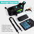 Universal Stroller Organizer with Insulated Cup Holder Detachable Phone Bag & Shoulder Strap, Bag Caddy Fits
