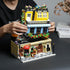 ENJBRICK Flowers City Hotel House Building Kit for Adults, Creator Toy Set with Apartment and Shops, 1464 pcs