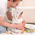 2 Pack 32"x32", 6 100% david's kids Hooded Baby Towels, Large Layer Muslin Cotton Highly Absorbent Girl Bath Towel