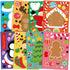 Ceiba Tree 48 Pcs Christmas Stickers, Make Your Own Sticker Sheets for Kids Home Classroom Party Favor