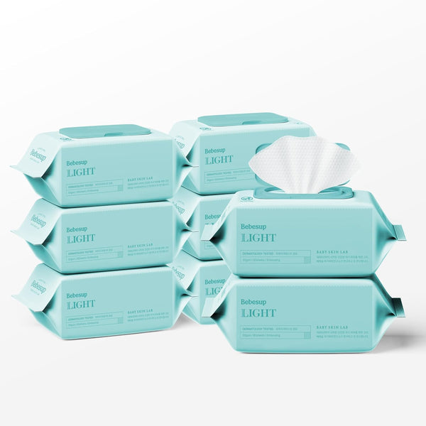 BEBESUP- Korea's #1 Light Baby Wipes - Safe even for Atopic Skin