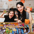 Halloween Jigsaw Puzzles 100 Pieces - Colorful Costume Party Puzzles, Family Game Gift, 27.5 x 19.7 Inch