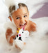 Dollibu Cow Bath Water Squirter Toy - Floating White Rubber Bath Toy, Cool Animal Squirting Bathtime Play Water Toy