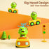 1-3, Set, 6-9-12-18 1st 1-2 iPlay, iLearn Press Go Car Toys for Toddlers Baby Animal Race Cars, Infant Play Car Push Go