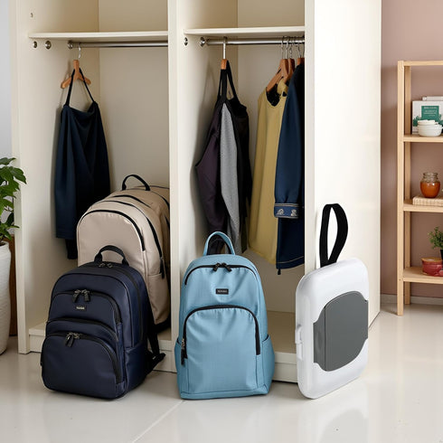 Tustao Gray Travel Wipe Holder,baby wipes dispenser Reusable Wet Wipe Container Box Strollers Hanging Dispensers