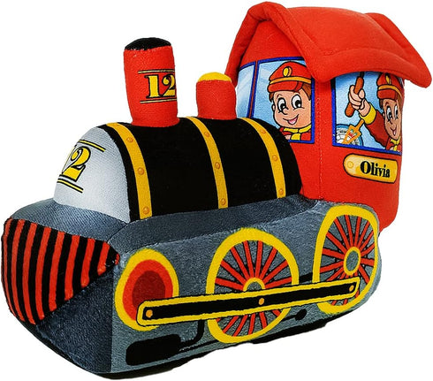 ArtCreativity 11 Inch Cozy Plush Train for Kids, Soft Cuddly Pillow Toy, Cute Nursery Décor