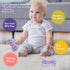 Chelpopo 1Pack 6-12 0-6 Silicone Teethers for Months Old, Teething Toys for Months Old, Remote Teether for Baby