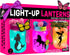 WOOODLIFY Light-up Unicorn Fairy & Mermaid Lanterns Craft Kit Christmas Gifts for 8