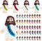 Babelshar 50 Pcs Little Jesus Figures, Action Figures Mini Jesus Love You Figurines