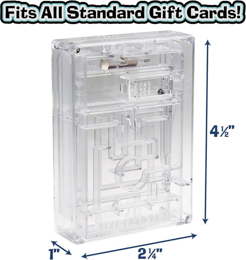 BILZ Money Puzzle for Cash, Gift Cards, and Tickets - Fun Reusable Game and Money Maze, Mini Maze 2 Pack