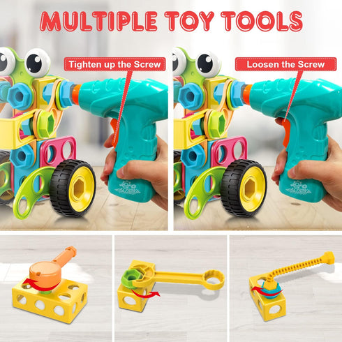 195 3 4 5 6 7 8 9 10 Sets NXONE PCS Educational STEM Toys for Boys and Girls Ages Construction Building Blocks Toy