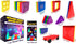 Desire Deluxe Magnetic Tiles Building Blocks Toy - STEM Educational Magnet Set for Kids, 57PC