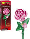Brickcraft Bricktanicals Pink Long Stem Rose Building Set, 102 Pieces, 18 Inch