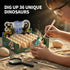 36-Pack 3-12 Uregoio Dinosaur Eggs Dig Kit, Surprise Dinosaur Eggs Excavation Kit with Magnifier, Science STEM Toys