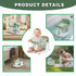 Dushany 6 Baby Bath Seat for Babies Months & up - Sit up Bathtub Seat for Toddlers - Infant Tub Shower Chair