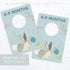 Canopy Street Woodland Closet Clothing Size Dividers, 4" x 6" Organizers for Newborn Baby to 4T Clothes, 10 Forest