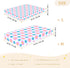 miaozhen 1 Pack 52x28 Cotton Baby Crib Sheets Ultra Soft Lovely Daisy Floral Peach Blue Playard Mattress Sheets