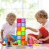 Set,60 Set FNJO Magnetic Tiles, Magnet Building PCS Building Blocks STEM Preschool Montessori Toy for Kids Boys Girls