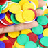 300 Plastic Poker Chips, Bulk Poker Game Chips for Math Counting, 5 Colors