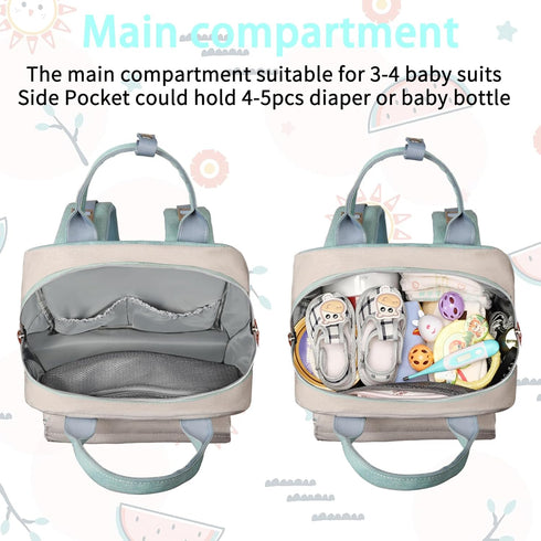 Backpack, Backpack Legestori Diaper Bag Baby Diaper Bag for Girls Boys, Multipurpose Baby for Women, Large Baby