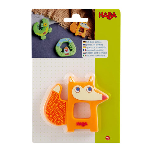 HABA Foxy Silicone Baby Teething & Grasping Toy