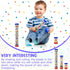 3 Pieces Rainmaker Rain Stick for Baby - Sensory Auditory Musical Instrument Rattle Tube