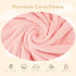 2 Pack 30 30 inch UNIMADE Hooded Towel for Newborn, Soft Coral Fleece Baby Towels, Ultra Absorbent Bath Cloths Bulk