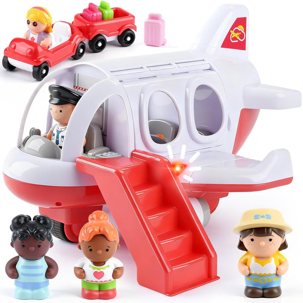 PLAY Airplane Toy for Kids - Toddler Airplane Toys Travel Plane Toys