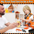 Set, Set 3 KidBloom Toddler Tool Kids Tool with Toy Drill, Tools for Kids with Tool Box and Vest, Toys for Year Old