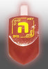 Izzy 'n' Dizzy Hanukkah Dreidels, Glow in The Dark Dreidel, 4 Pack Medium