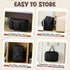 Shinylin 15.7" 13.8" 6" 600d Large Storage Bag for Baby Play Mat x x Black Waterproof Oxford Cloth Portable Bag