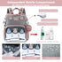 Backpack JOLLITO Baby Diaper Bag with Changing Station, Large Capacity, Stroller Straps and USB Charging Port, Baby