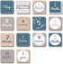 lulujo Baby’s First Year Milestone Blanket and Card Set | 40in x 40in, I Will Move Mountains
